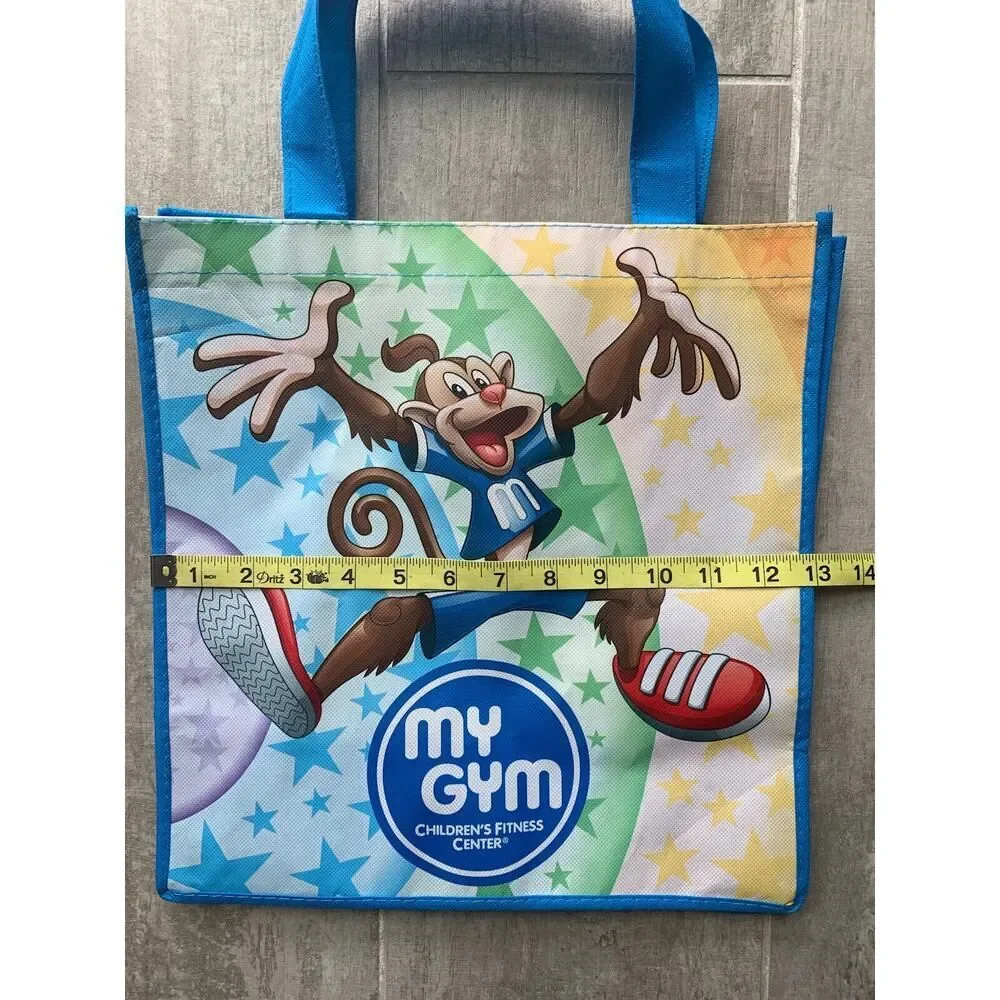 Grocery Tote Beach Gym Shopping Bag Recycled MY GYM CHILDREN'S FITNESS Travel ..